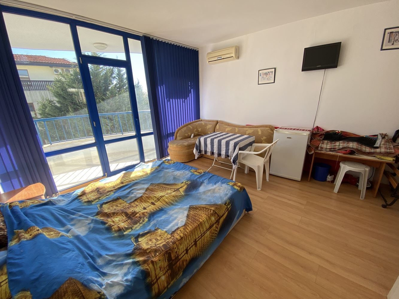 Однокомнатная квартира с видом на море в интересном комплексе