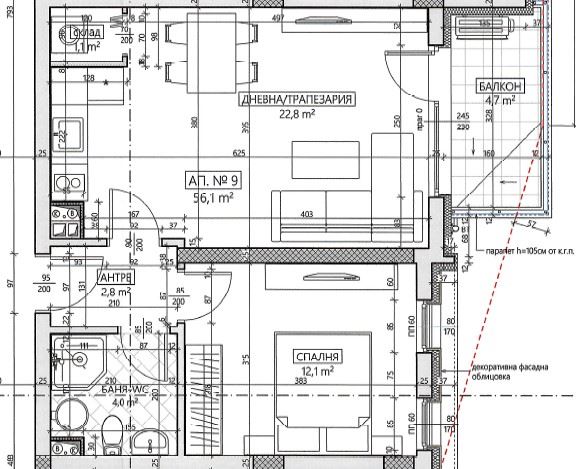 Без таксы за обслуживание! Апартамент с одной спальней в Несебре – современный образ жизни, комфорт и уют у моря