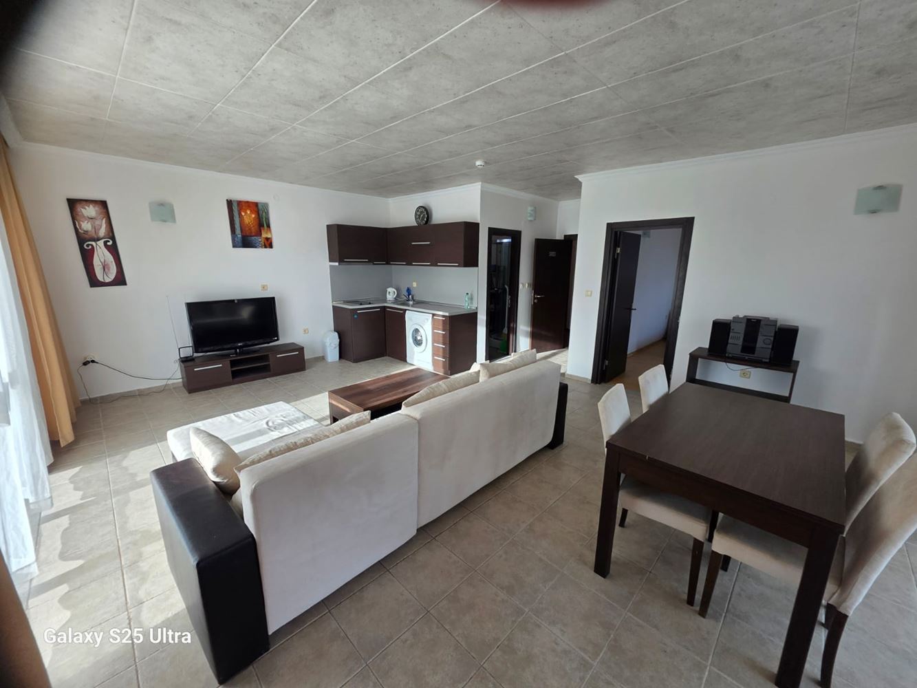 Квартира с одной спальней с видом на море и Старый Несебр в Святом Власе