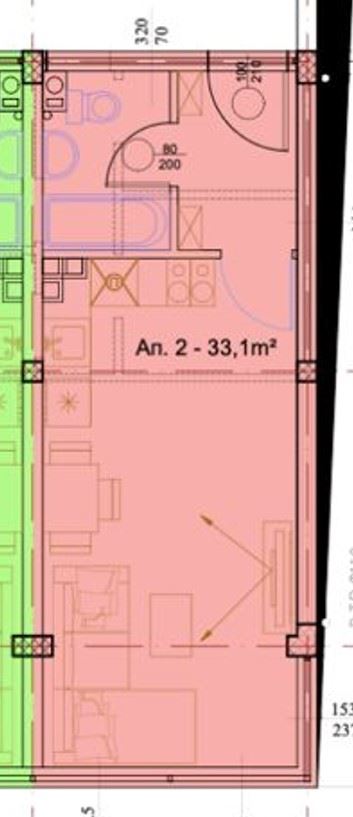 Практичная студия без обслуживания в Равда – отличный выбор для постоянного проживания или инвестиций