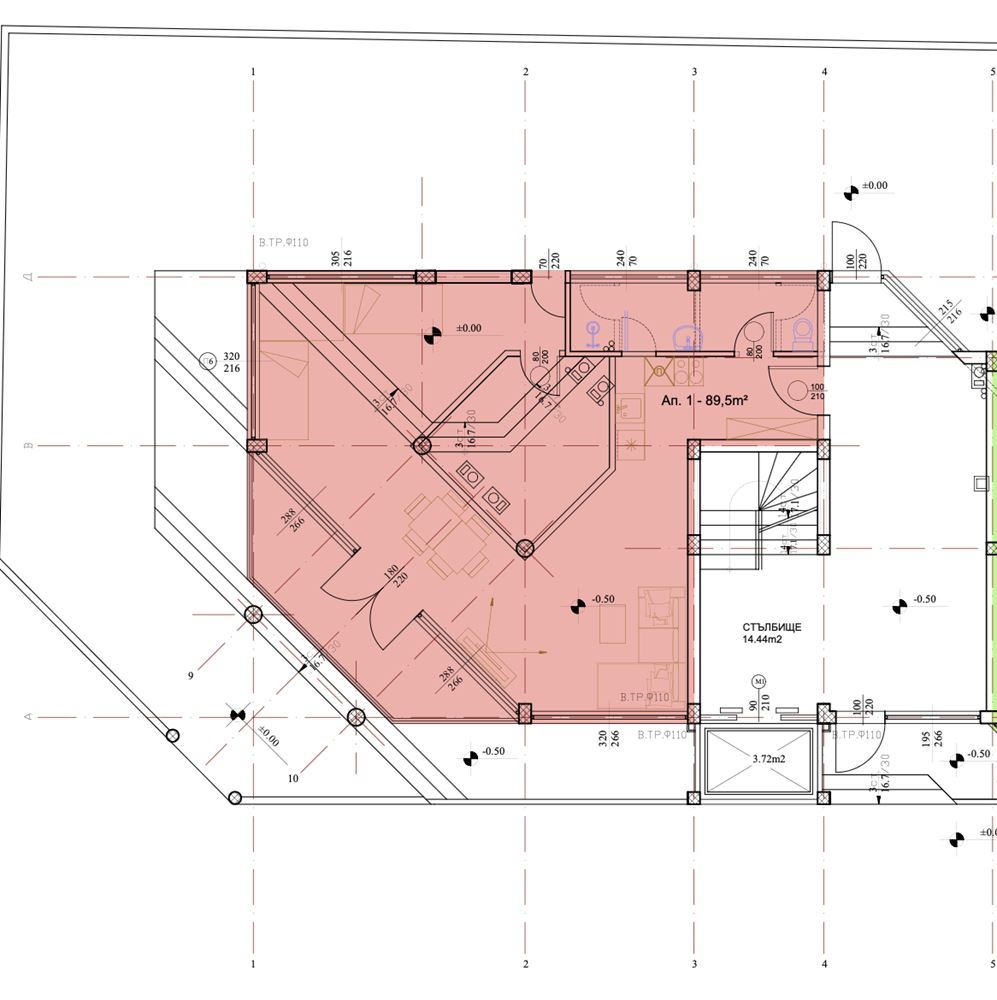 Просторная квартира с одной спальней в тихом и привлекательном районе Равды