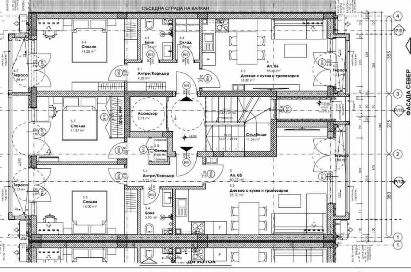 Трёхкомнатный апартамент в новом здании в Меден Рудник, зона Б