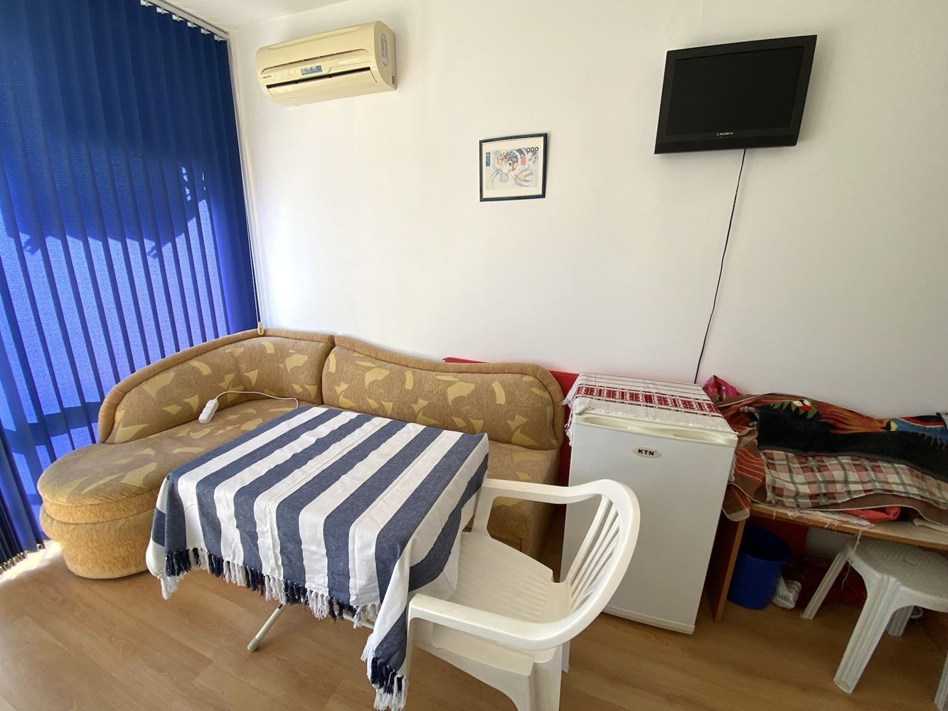 Однокомнатная квартира с видом на море в интересном комплексе