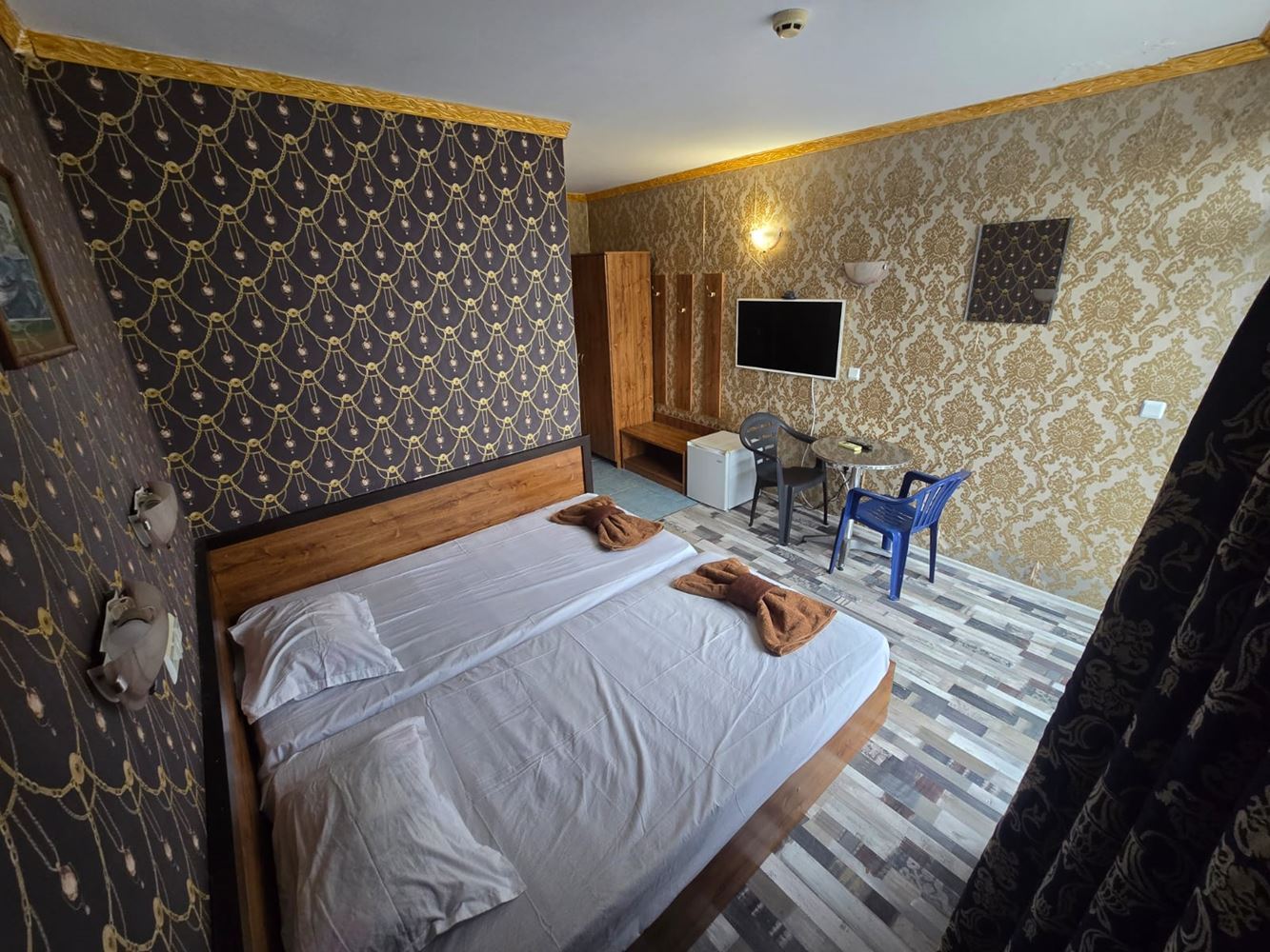 Стильная студия в центре Солнечного берега с видом на парк и город