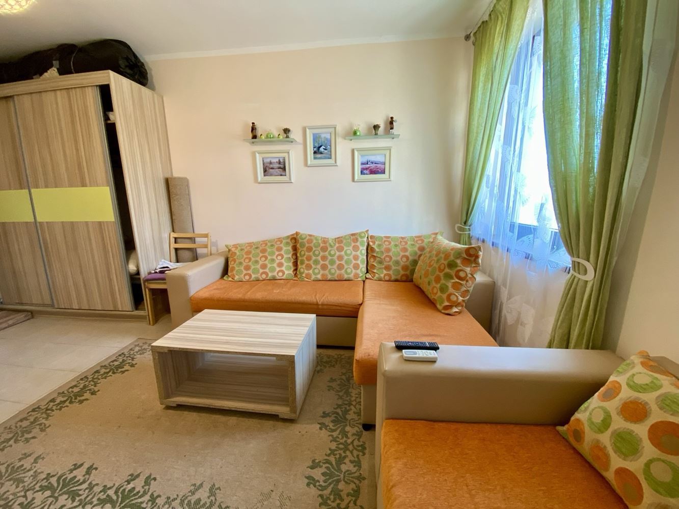 Отличная инвестиция – просторная студия, готовая к заселению рядом с Солнечный Берег