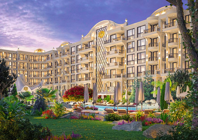 Уютная квартира с одной спальней в роскошном комплексе в Солнечном Береге