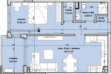 Современная двухкомнатная квартира в новом проекте в ж.к. Славейков – удобство, локация и будущая ценность в Бургасе