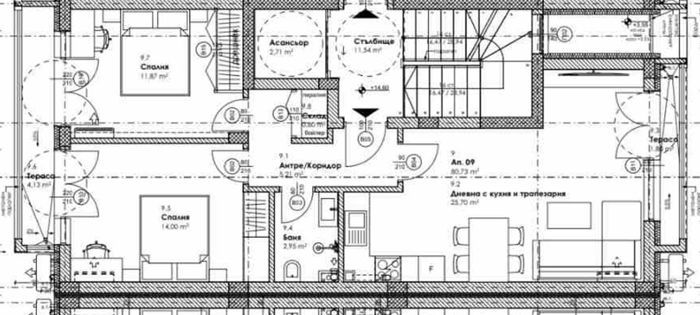 Дом с характером и перспективой – апартамент с двумя спальнями в современном здании в Меден Рудник, зона Б