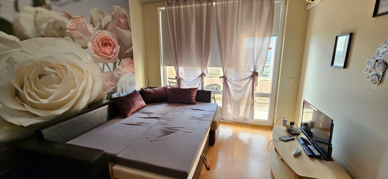  Стильная студия с террасой и отличными удобствами в Солнечном Берегу