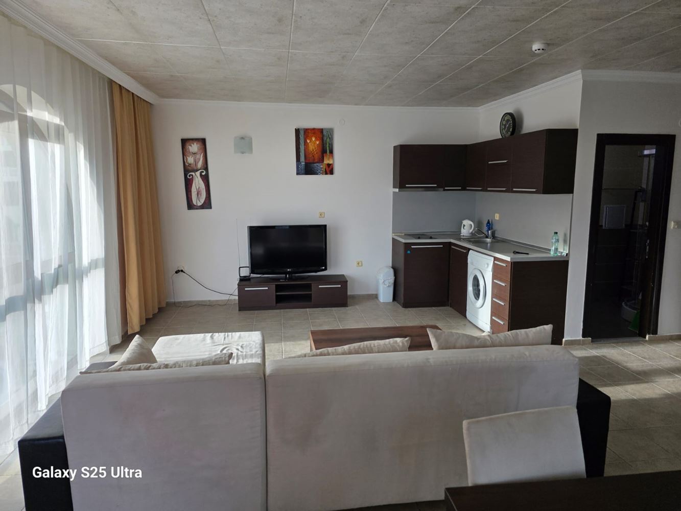 Квартира с одной спальней с видом на море и Старый Несебр в Святом Власе