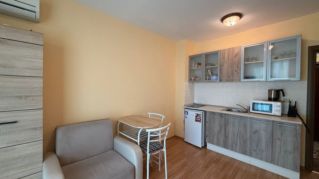 Уютная студия в Солнечном Береге – отличное расположение и готова к заселению