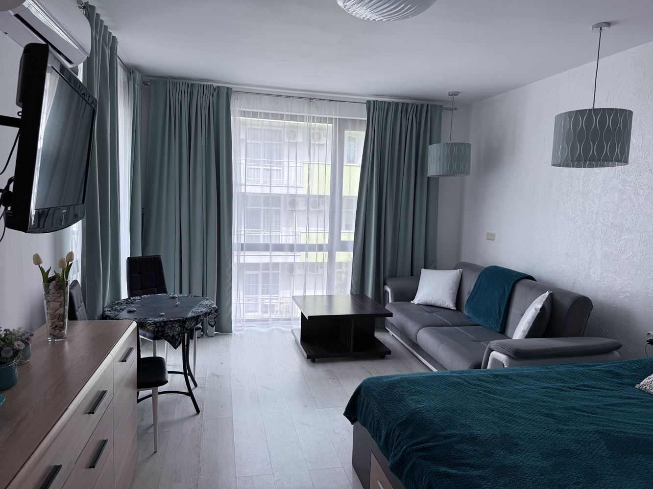 Уютная студия рядом с морем в Солнечном Берегу – отличная инвестиция и комфорт для круглогодичного проживания