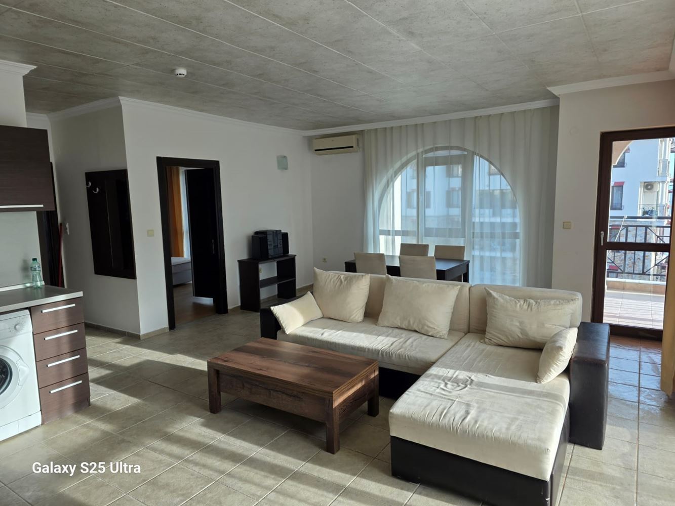 Квартира с одной спальней с видом на море и Старый Несебр в Святом Власе