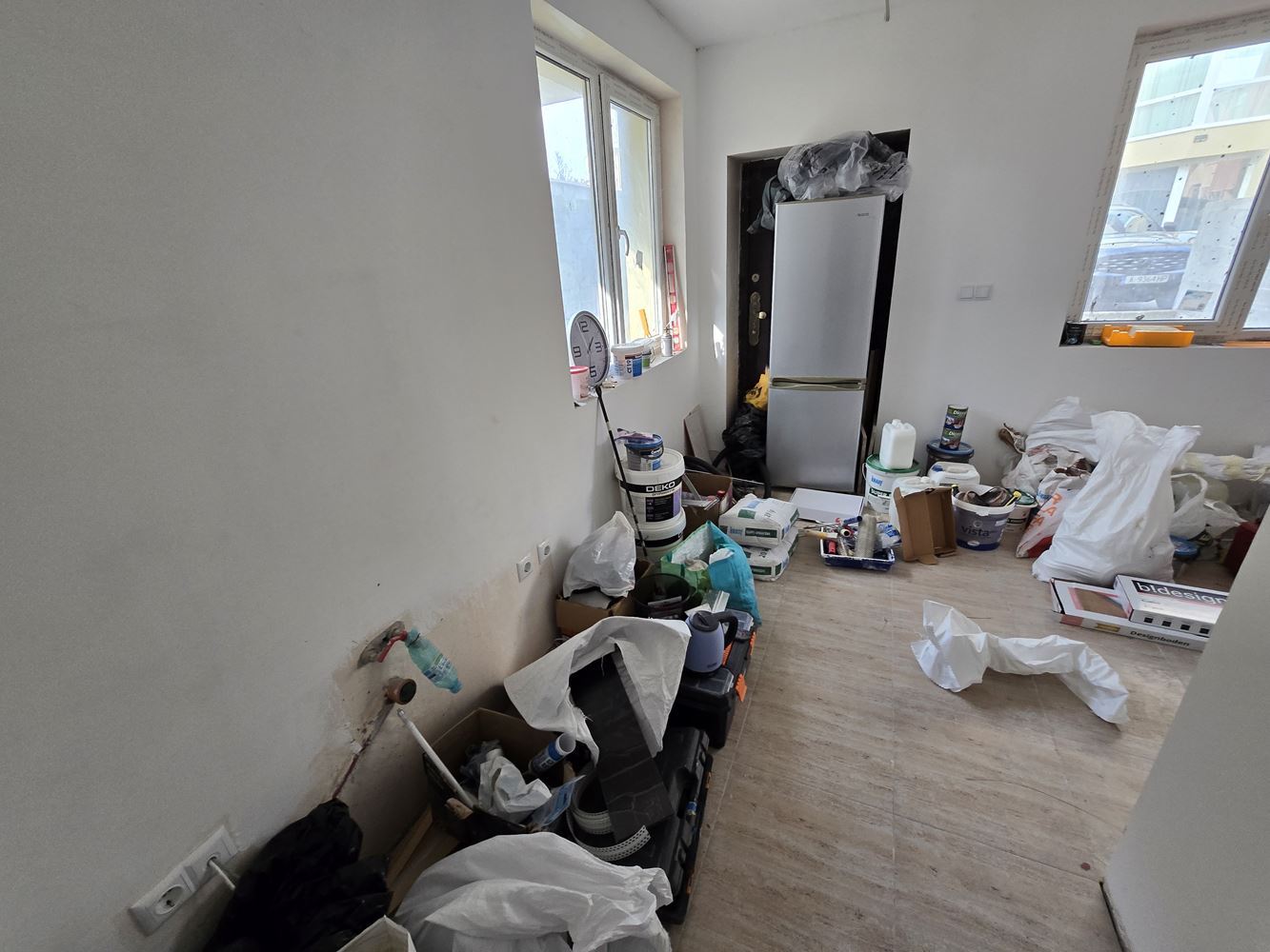 Новая студия с личным двориком – идеальное место для отдыха у моря в квартале Черно Море, Несебр