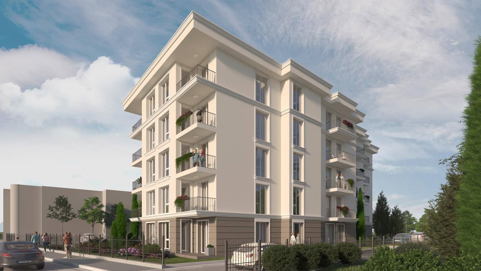 Новое студио на первом этаже в 200 метрах от пляжа в Несебре – комфорт, стиль и отличное расположение