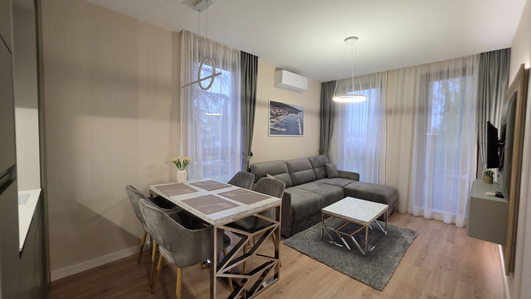 Уютная квартира с одной спальней в роскошном комплексе в Солнечном Береге