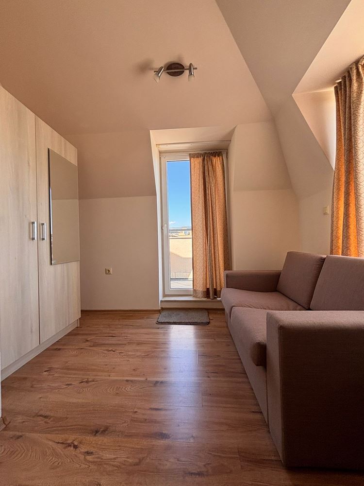 Элегантная студия с панорамной террасой в люксовом комплексе в Солнечном Берегу