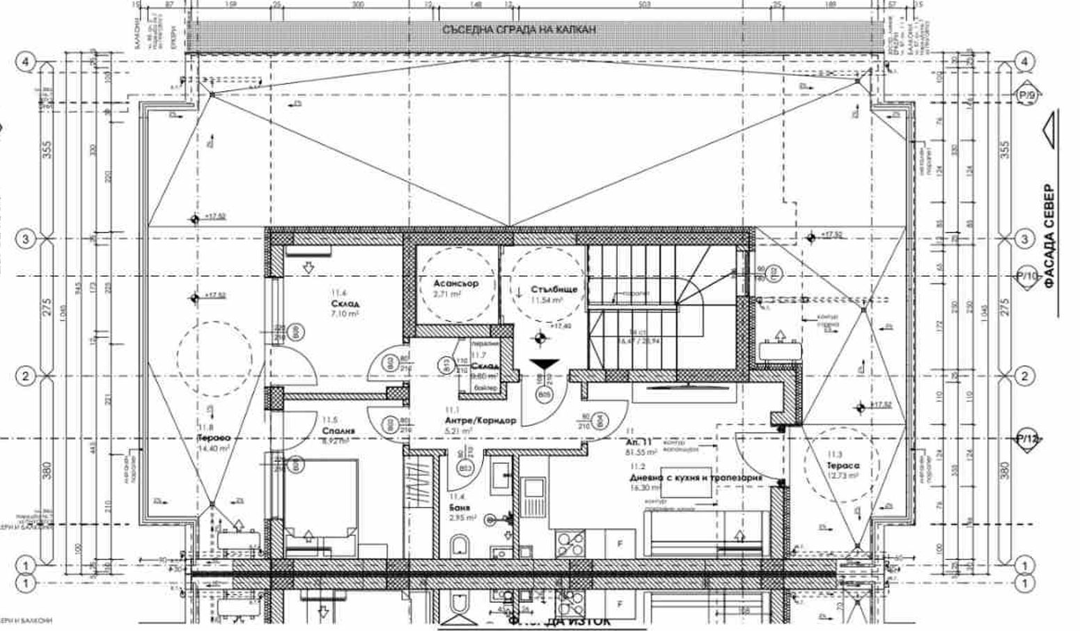 Панорамный апартамент над городом – просторный апартамент с одной спальней, двумя террасами и ощущением свободы