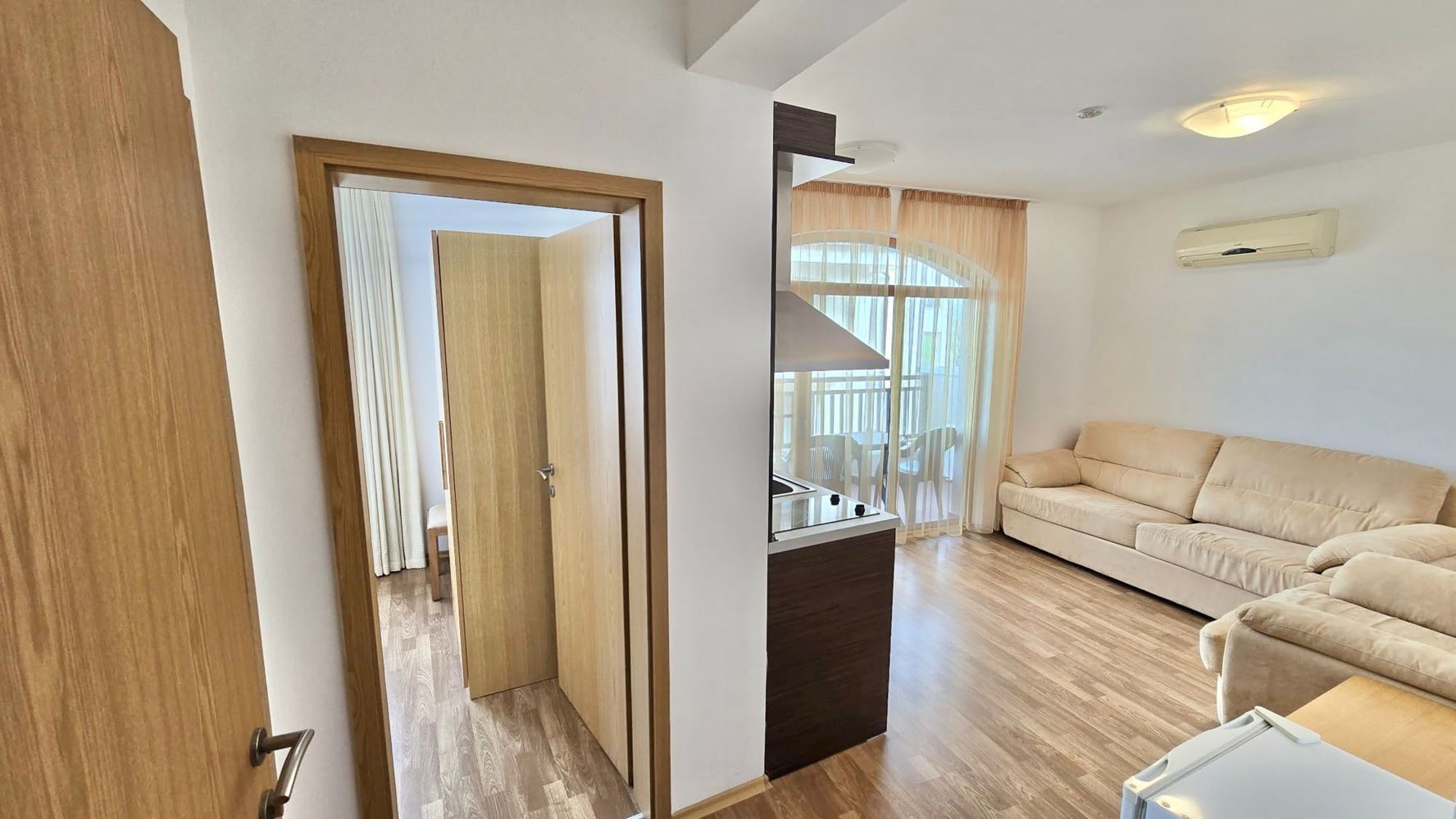 Привлекательный апартамент с одной спальней и видом на бассейн в Ахелое