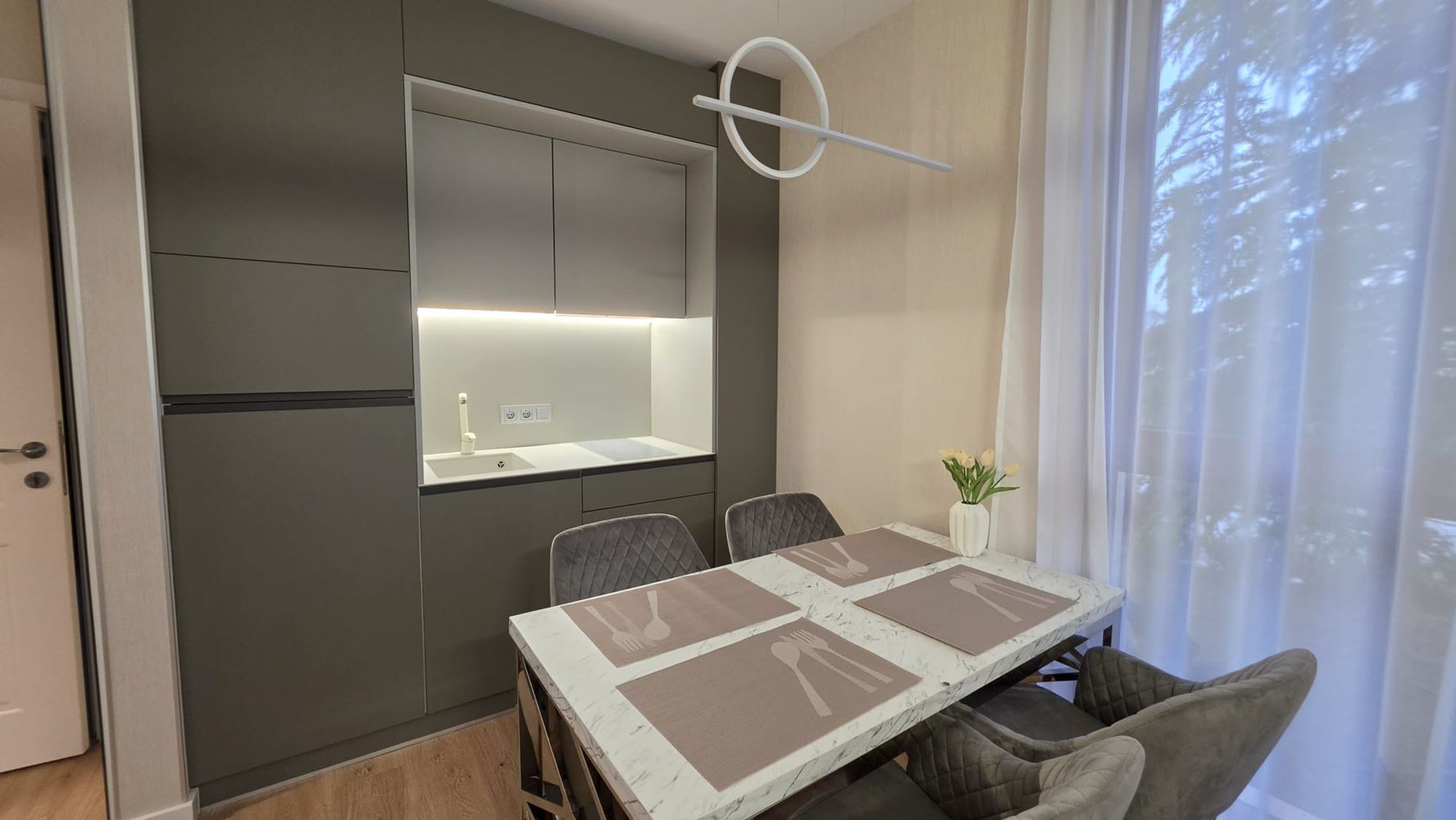 Уютная квартира с одной спальней в роскошном комплексе в Солнечном Береге