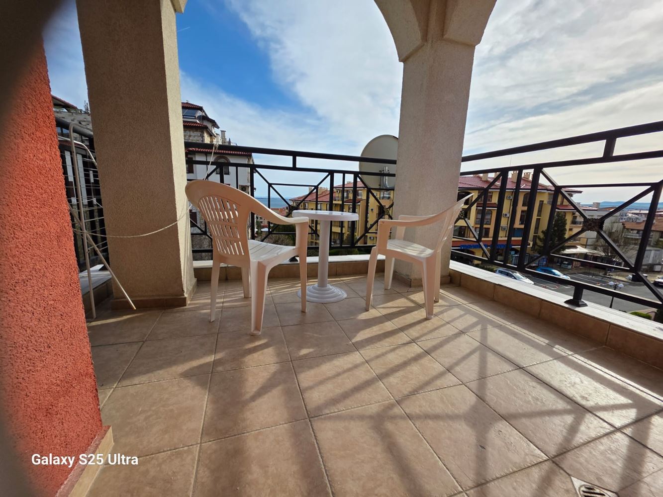 Квартира с одной спальней с видом на море и Старый Несебр в Святом Власе