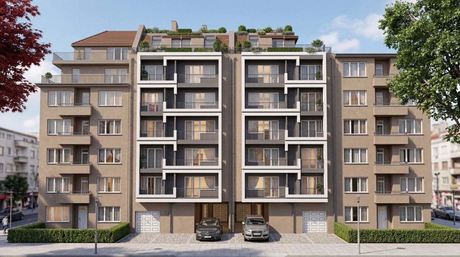 Простор, светлина и комфорт – апартамент с двумя спальнями в новом здании в Меден Рудник, зона Б