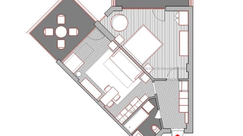 Двухкомнатная квартира на первой линии в Елените с панорамным видом на море и отличным инвестиционным потенциалом