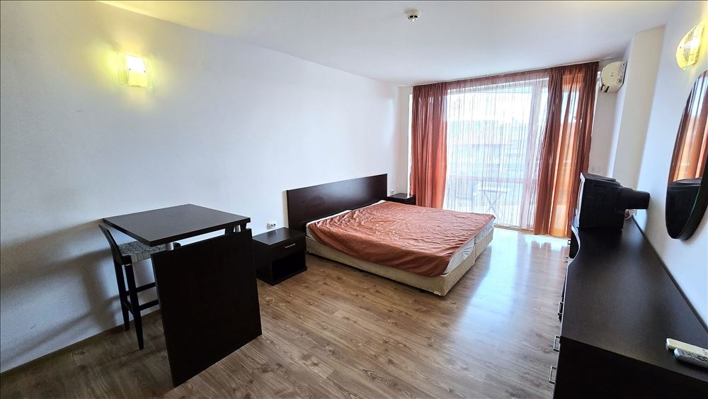 Элегантная студия в элитном комплексе в Сарафово – всего в нескольких шагах от пляжа, роскошь, СПА и бассейн прямо перед вами